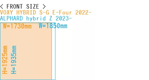#VOXY HYBRID S-G E-Four 2022- + ALPHARD hybrid Z 2023-